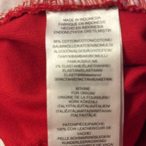 🌺Final Price🌺Red Lauren Ralph Lauren Premier Straight Corduroy Jeans - Picture 12 of 12